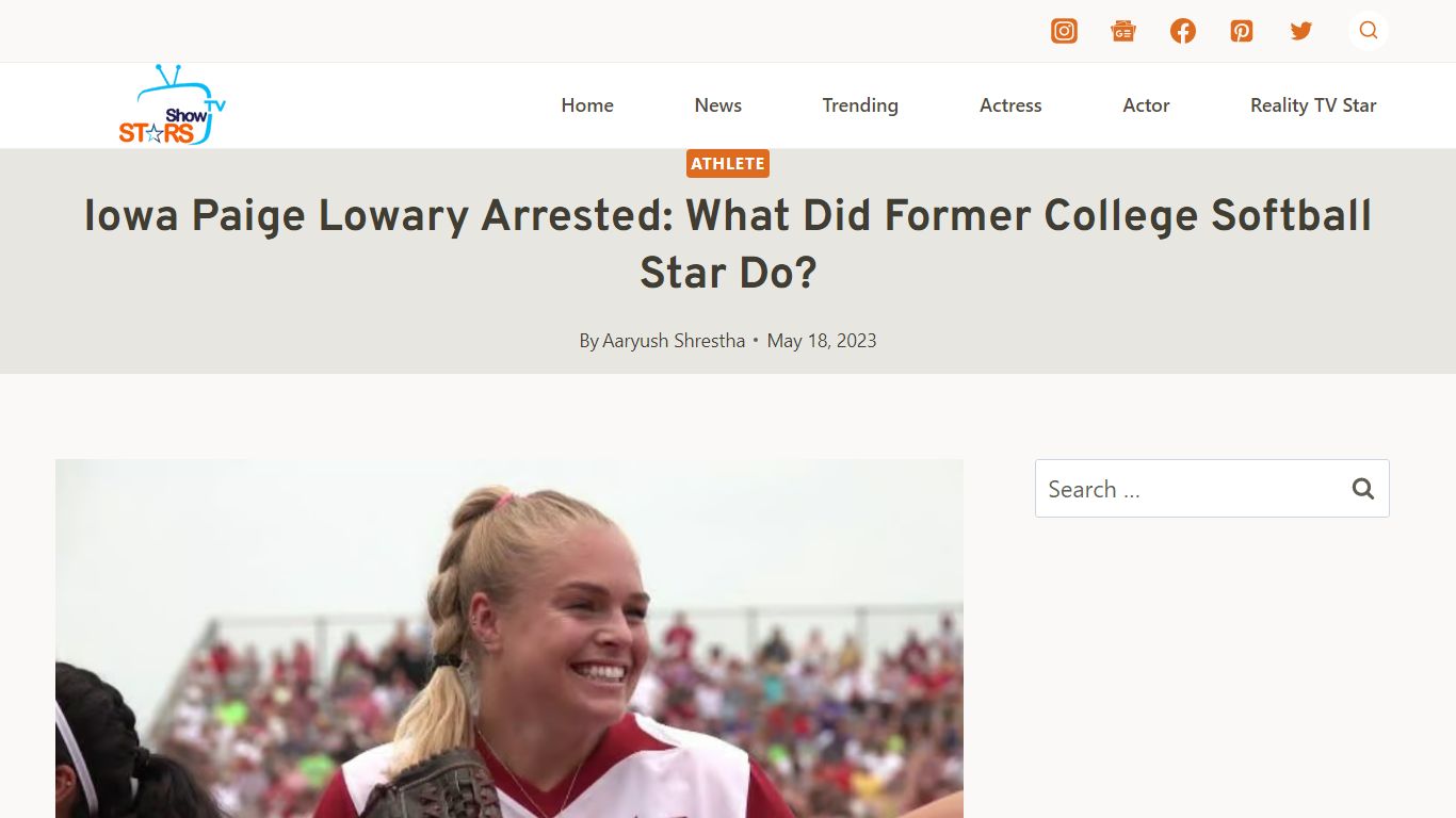 Iowa Paige Lowary Arrested: What Did Former College Softball Star Do?